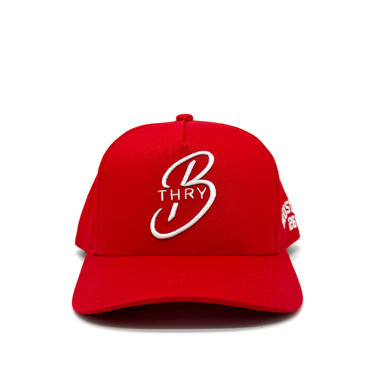 Red THRY hat product detail