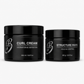 THRY Curl Routine bundle with Curl Cream and Structure Paste