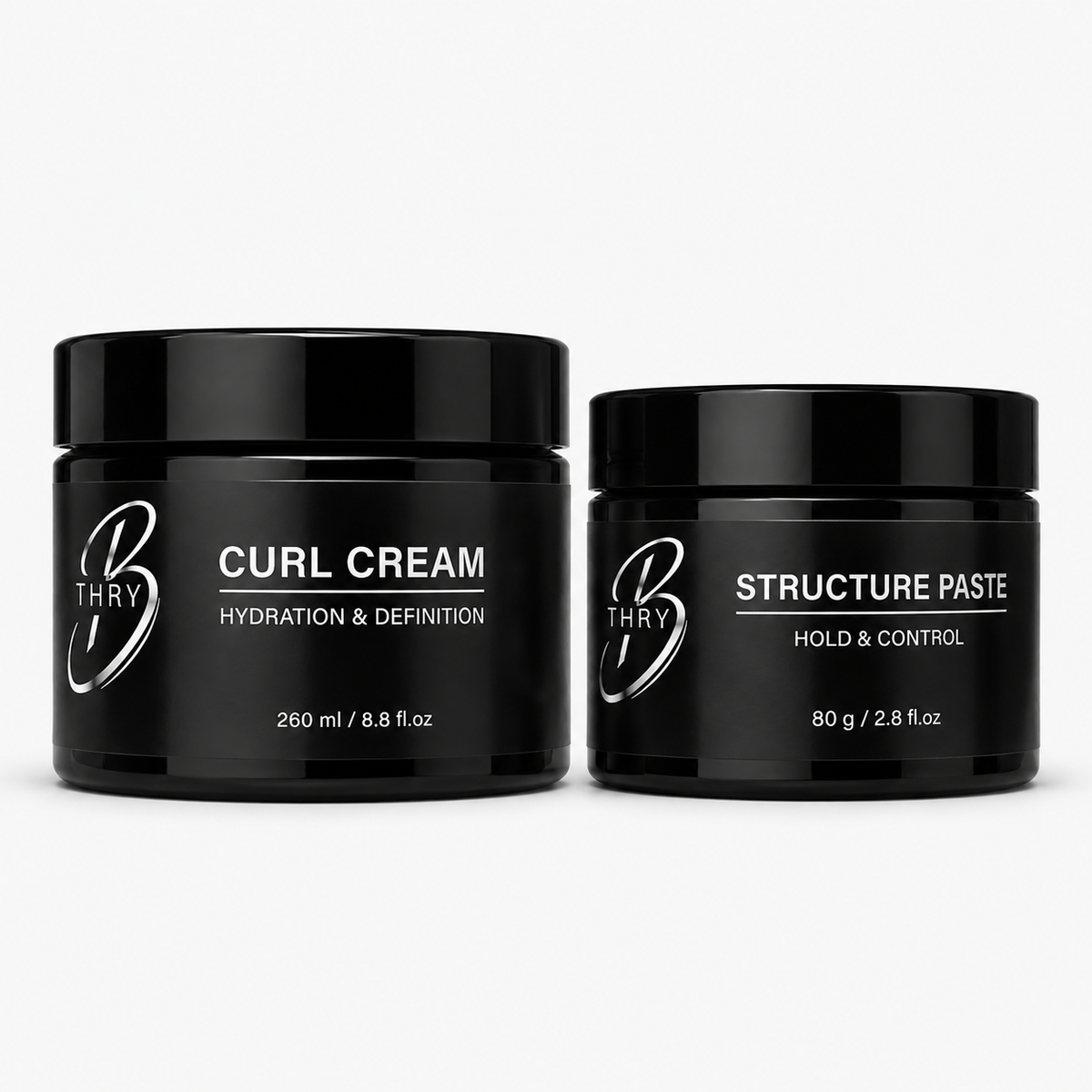 THRY Curl Routine bundle with Curl Cream and Structure Paste