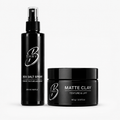 THRY Texture Routine bundle with Sea Salt Spray and Matte Clay